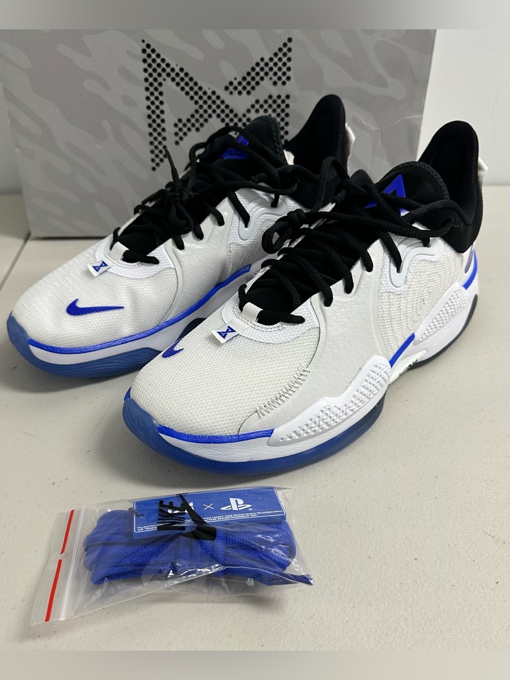 Nike Men’s PG 5 PlayStation Paul George Sneakers - Size 12.5 - Picture 7 of 16